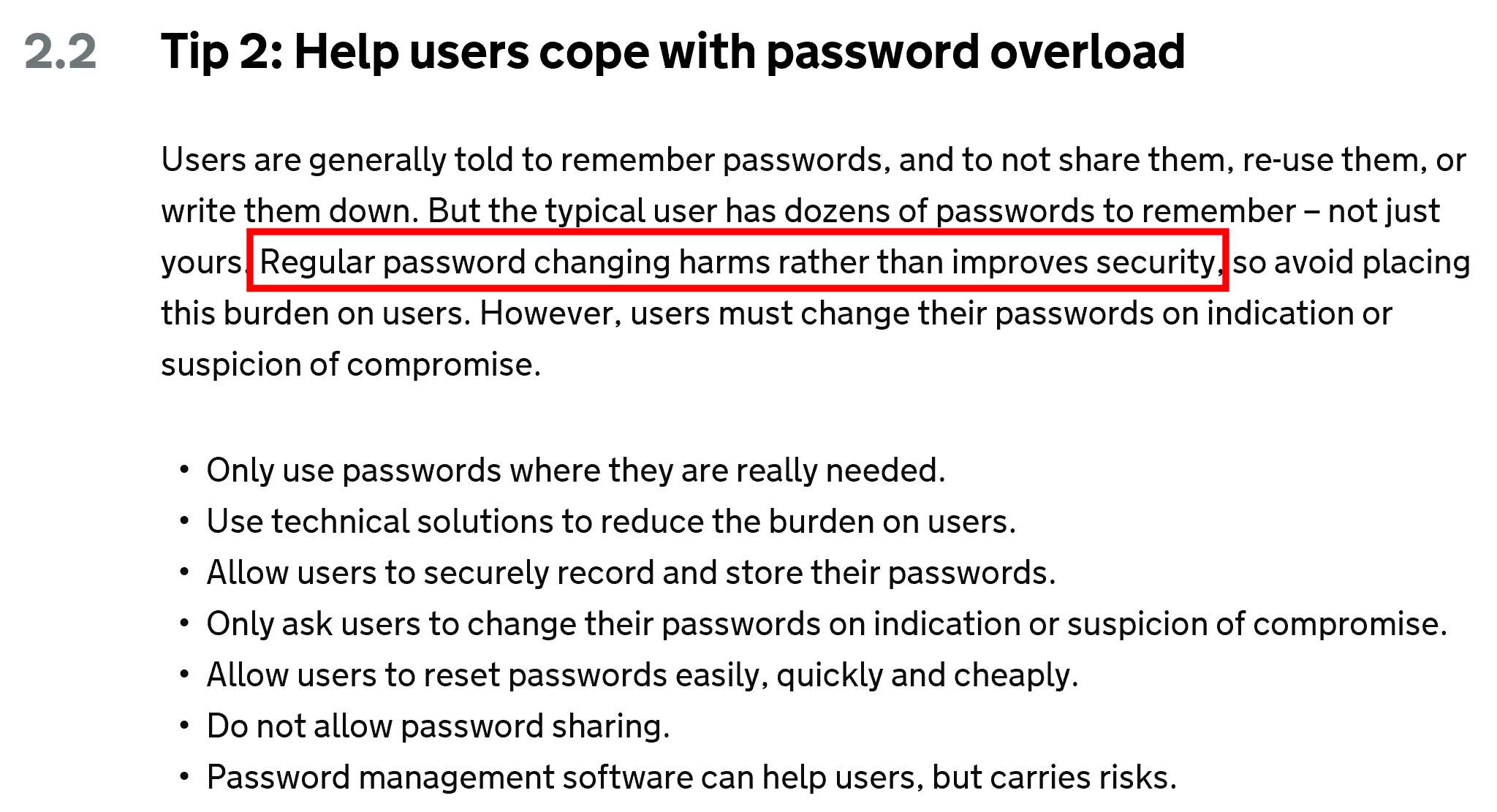 UK Government Official Password Advice