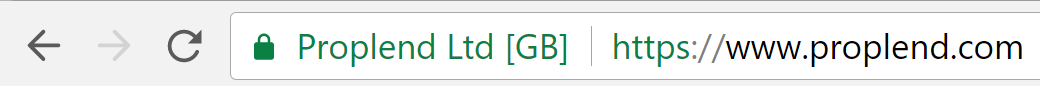 PropLend EV SSL Certificate