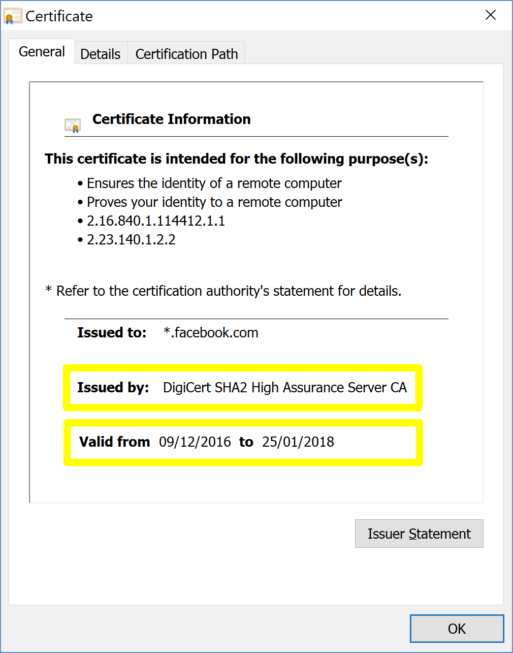 DigiCert SHA2 High Assurance Server CA