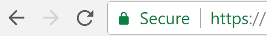 https secure address bar padlock