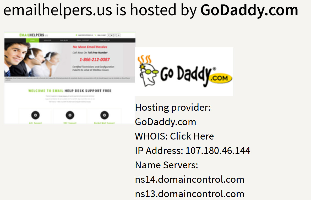 GoDaddy hosting for criminals